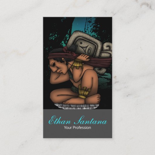 Mayan God Visitekaartje (Voorkant)
