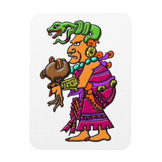 Mayan goddess Ix Chel Magneet (Verticaal)