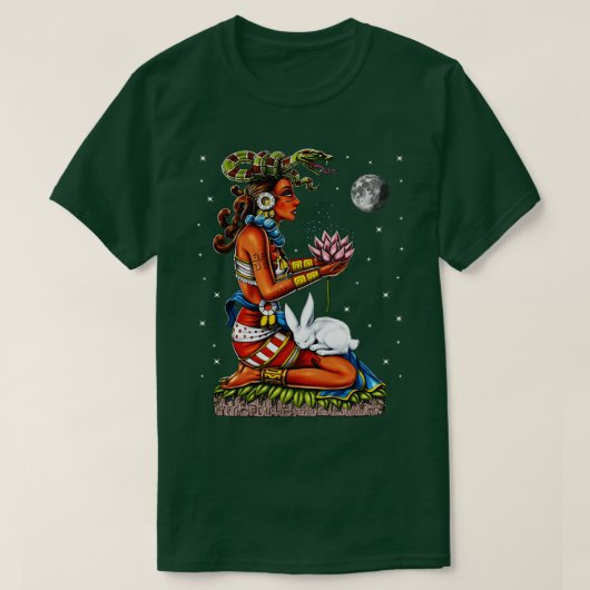 Mayan Goddess Ixchel T-shirt (Design voorkant)