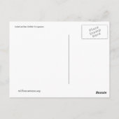 Mayan Goodess Ixchel en haar Rabbit Companion Briefkaart (Achterkant)