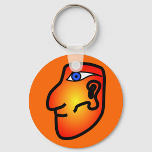 Mayan Head Sleutelhanger