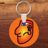 Mayan Head Sleutelhanger (Voorkant)