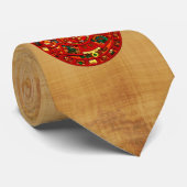 Mayan Heilige Zonkalender van Mexico Art Necktie Stropdas (Opgerold)