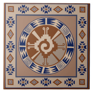Mayan Hunab Ku Hemelkeramiektegel Tegeltje