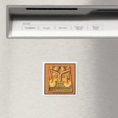 Mayan Inn Guatamala Travel Poster Magneet (Insitu (Vaatwasser))