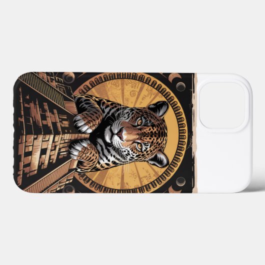 Mayan Jaguar Guardian | Azteekse mythologie Art Case-Mate iPhone Case (Achterkant (horizontaal))