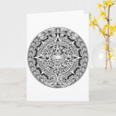 Mayan Kalender 12.21.2012 Aztec Kaart (Gele Bloem)