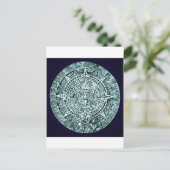 mayan-kalender briefkaart (Staand voorkant)