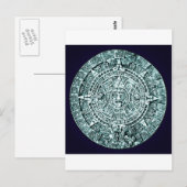 mayan-kalender briefkaart (Voorkant / Achterkant)