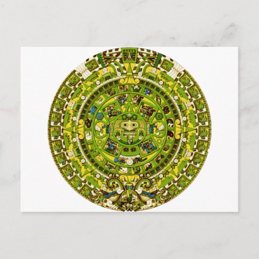 mayan-kalender briefkaart (Voorkant)