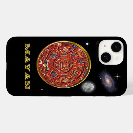 Mayan kalender Case-Mate iPhone case (Achterkant (horizontaal))