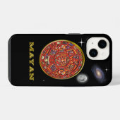 Mayan kalender iPhone hoesje (Achterkant horizontaal)