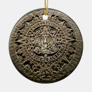 Mayan Kalender Keramisch Ornament