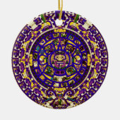 mayan-kalender keramisch ornament (Voorkant)