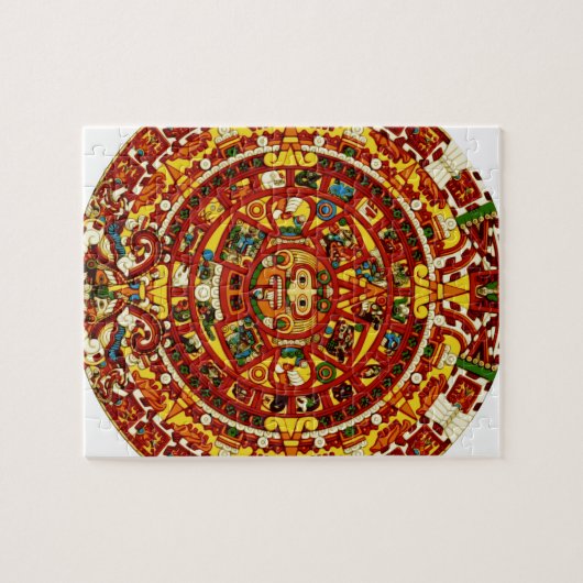 mayan-kalender legpuzzel (Horizontaal)