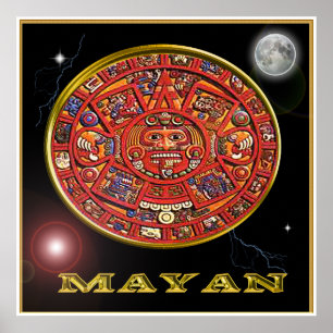 Mayan kalender poster