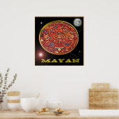Mayan kalender poster (Keuken)