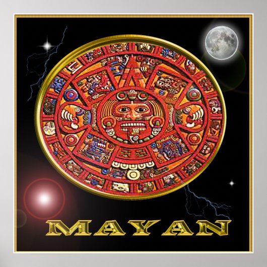 Mayan kalender poster (Voorkant)