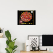 Mayan kalender poster (Thuiskantoor)