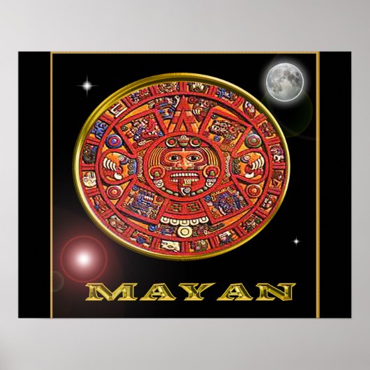 Mayan kalender poster (Voorkant)