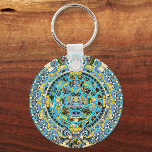 mayan-kalender sleutelhanger (Voorkant)