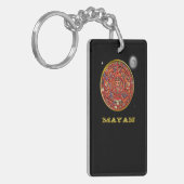 Mayan kalender sleutelhanger (Voorkant Links)