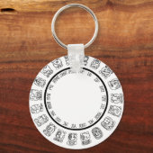 mayan-kalender sleutelhanger (Voorkant)