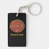 Mayan kalender sleutelhanger (achterkant)