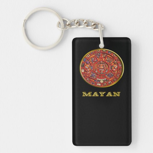 Mayan kalender sleutelhanger (Voorkant)