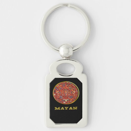 Mayan kalender sleutelhanger (Voorkant)