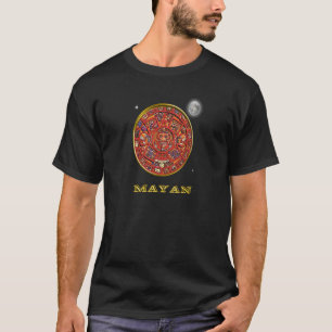 Mayan kalender t-shirt