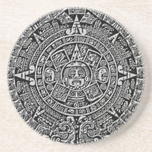 Mayan Kalender Zandsteen Onderzetter