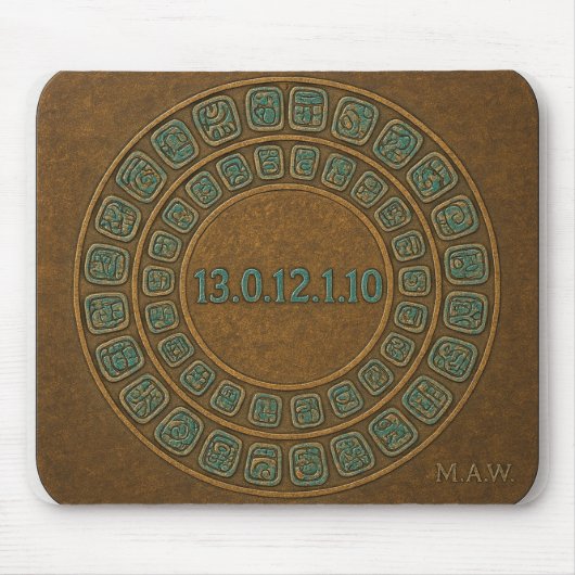 🖱️ Mayan Long Count Muismat (Voorkant)
