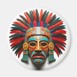 Mayan Mask Mexico Reizen Magneet
