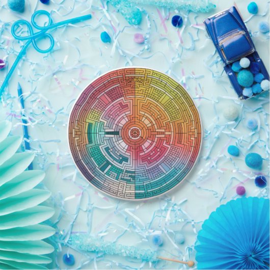 Mayan Mosaic Marvel 02 Papieren Bordje (Feest)