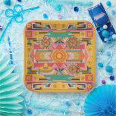 Mayan Mosaic Marvel 02 Papieren Bordje (Feest)