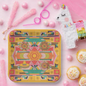 Mayan Mosaic Marvel 02 Papieren Bordje (Feest)