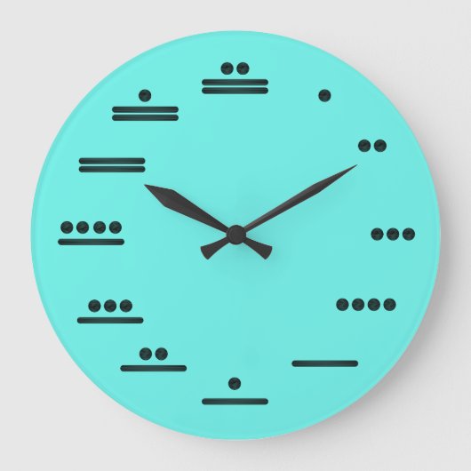 Mayan Number analoge klok (Voorkant)