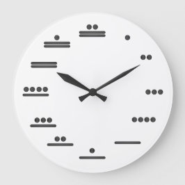 Mayan Number analoge klok