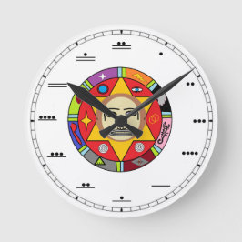 Mayan Number Wall klok