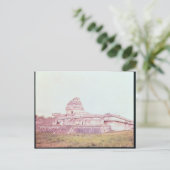 Mayan observatorium, c.1050 briefkaart (Staand voorkant)