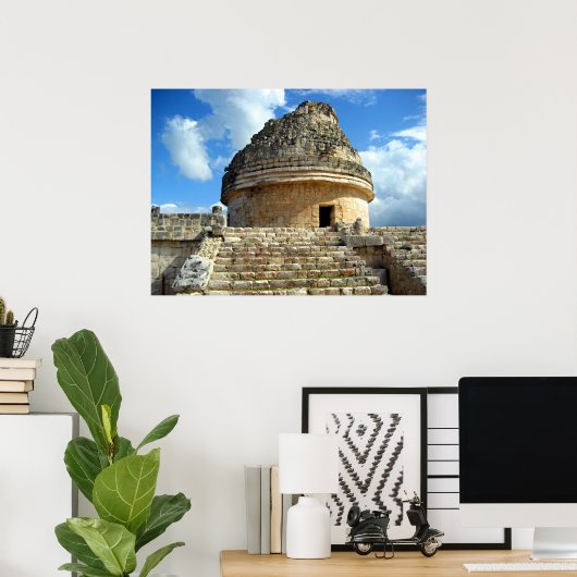 Mayan Observatory Poster (Thuiskantoor)