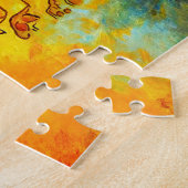 Mayan Painting Jigzaag Puzzle Legpuzzel (Zijkant)