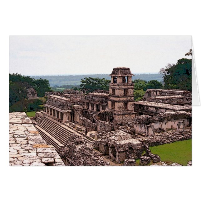 Mayan Palace, Palenque (Voorkant Horizontaal)
