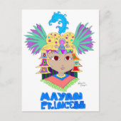 Mayan Princess Briefkaart (Voorkant)