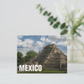 Mayan Pyramid Briefkaart (Staand voorkant)