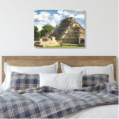 Mayan Pyramid Canvas Afdruk (Insitu (Slaapkamer))