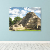 Mayan Pyramid Canvas Afdruk (Insitu (Houten vloer))