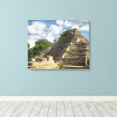 Mayan Pyramid Canvas Afdruk (Insitu (Houten vloer))
