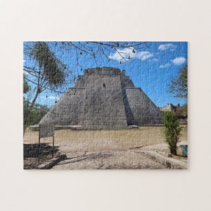 Mayan Pyramid in Uxmal, Yucatan, Mexico Legpuzzel
